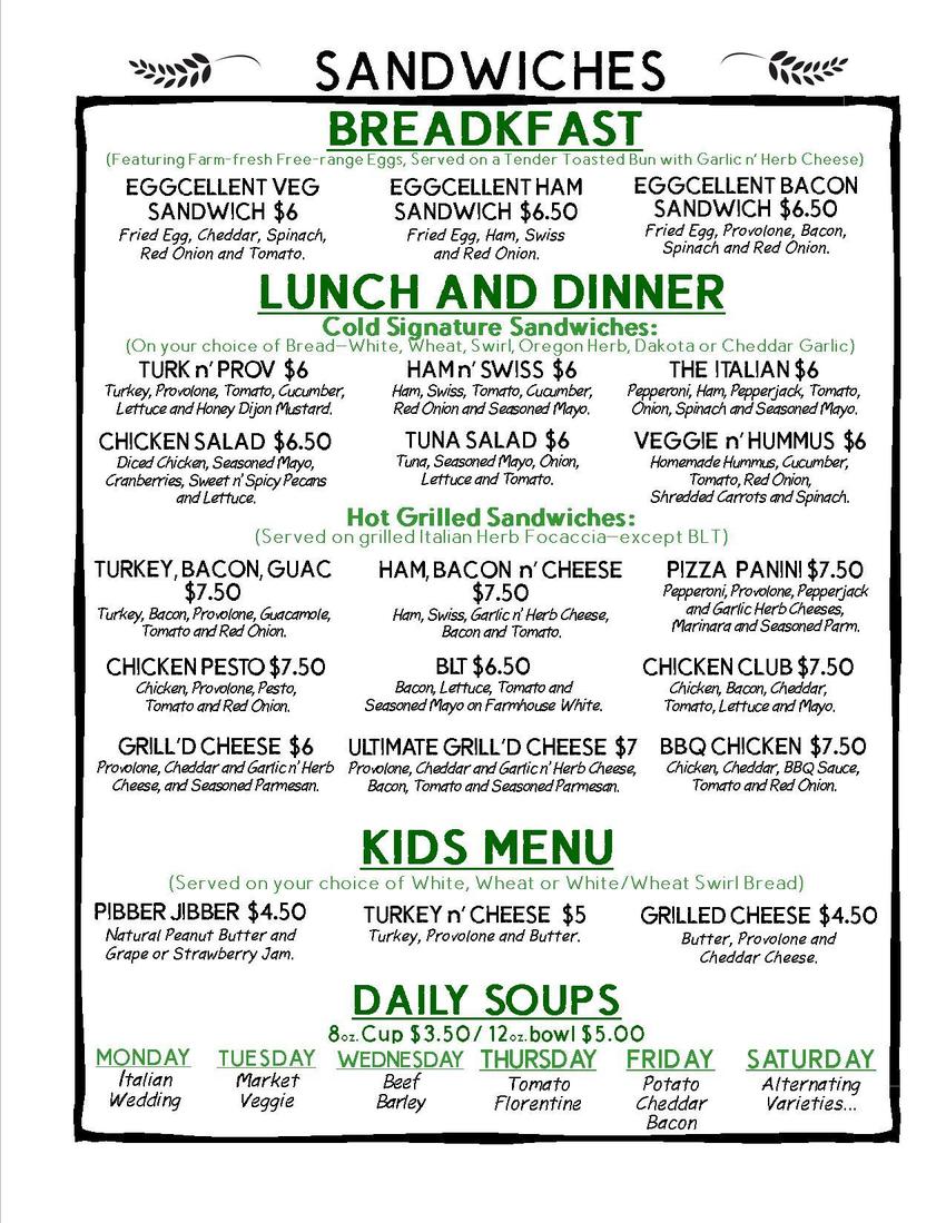 daily harvest menu daily harvest menu
